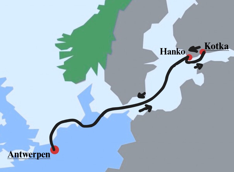Internationale Frachtschiffreisen Pfeiffer - IFR 116 B
