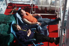 Internationale Frachtschiffreisen Pfeiffer - Von Seegang und Landgang - Sonnenstühle