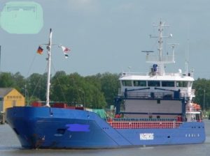 International Freighter Voyages Pfeiffer - About TEUs and Tons 4 - Coastal Motor Ship, 2,600 tons deadweight